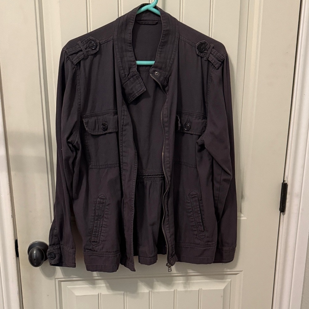Women's Charcoal Utility Jacket
